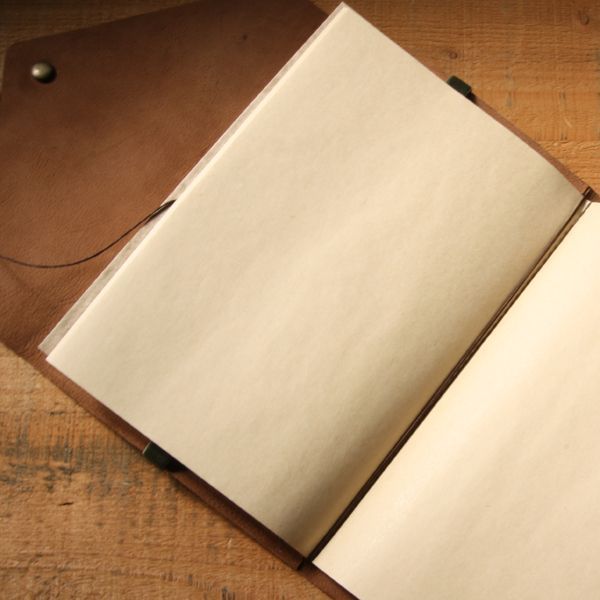 【St.Japonism】 レザーノートカバー LEATHER COVER NOTE パルプノート付き