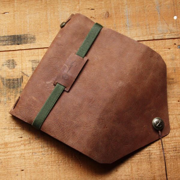 【St.Japonism】 レザーノートカバー LEATHER COVER NOTE パルプノート付き