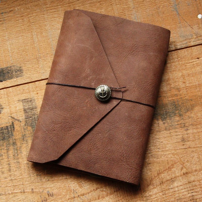 【St.Japonism】 レザーノートカバー LEATHER COVER NOTE パルプノート付き