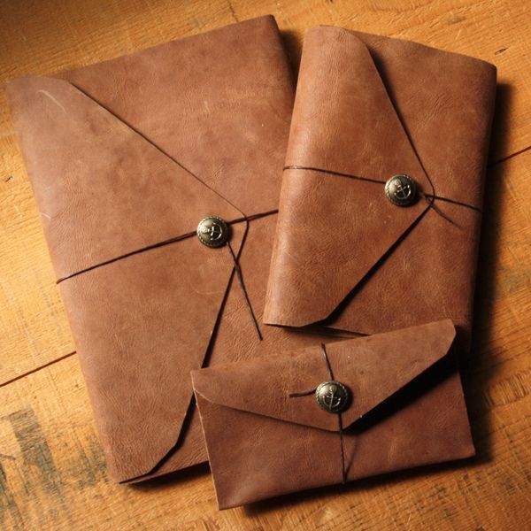 【St.Japonism】 レザーノートカバー LEATHER COVER NOTE パルプノート付き