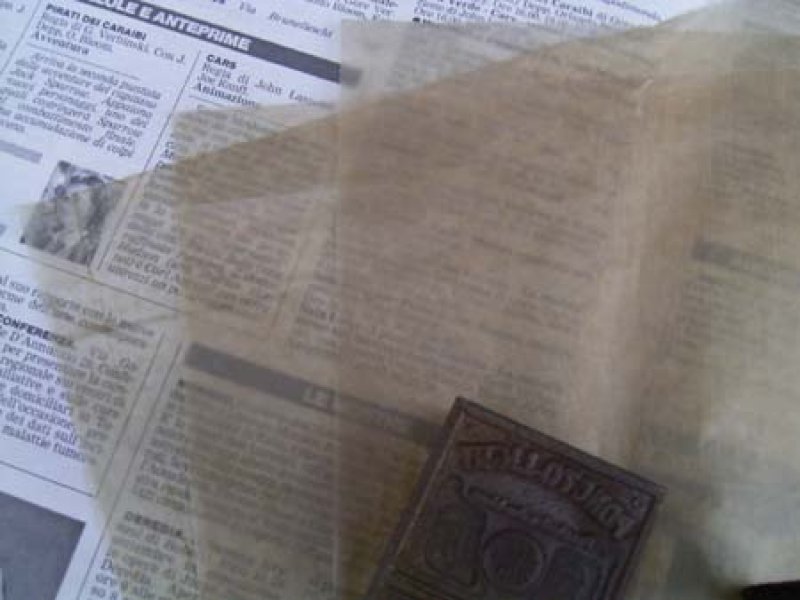 画像1: アメリカのワックスペーパー　モカ (1)