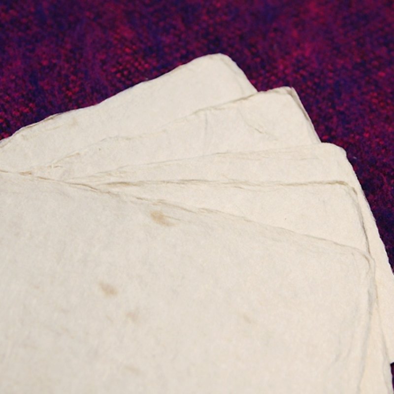 画像3: ★STEP1★美濃手漉和紙　耳付き名刺　5枚入り (3)