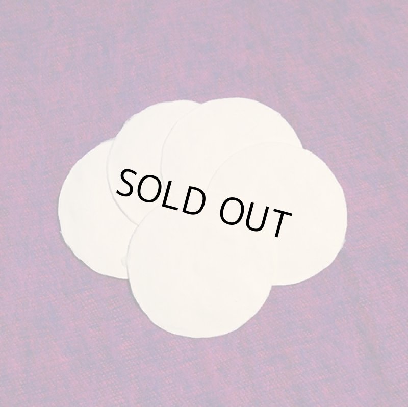 画像2: ★STEP1★手漉き和紙　耳付きコースター 丸　5枚入り (2)