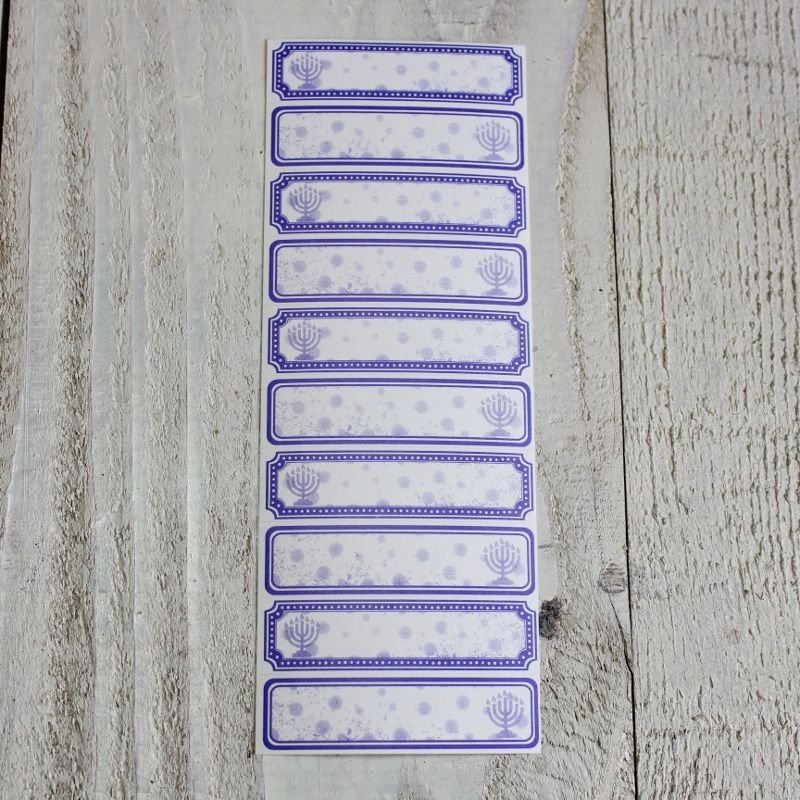 画像2: ★STEP1★ロー引き紙（蝋引き紙）用シール　水玉 (2)