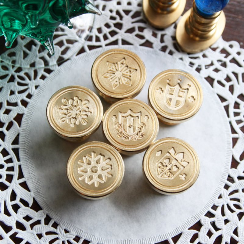 画像3: ★STEP3★カフェパピエ オリジナル封蝋 25mm 紋章・幾何学模様 (3)