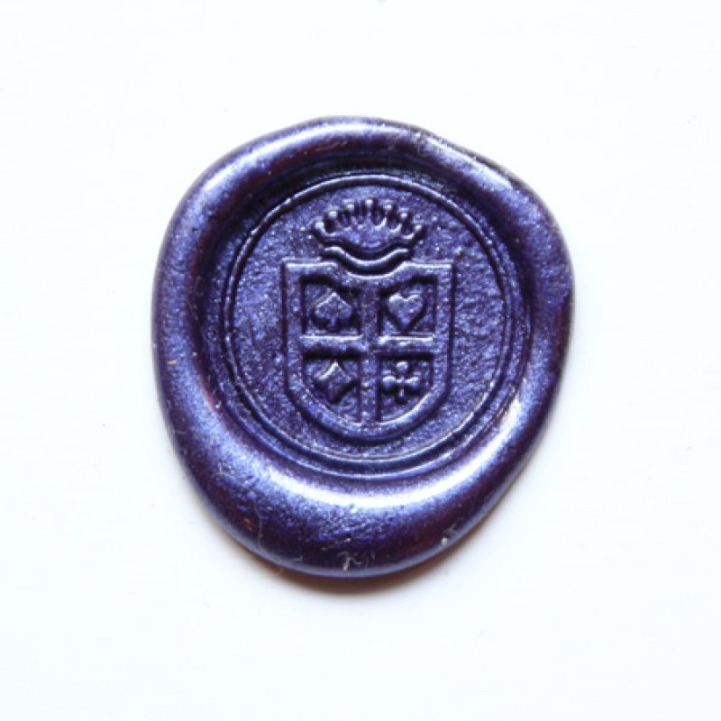 画像5: ★STEP3★カフェパピエオリジナル封蝋 15mm 紋章・ハート・イカリ (5)