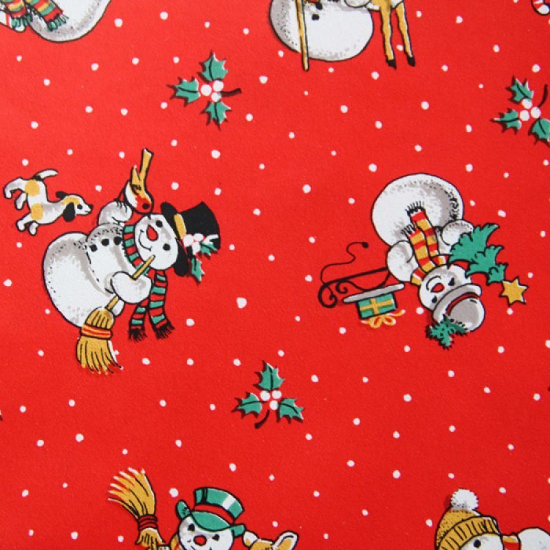 画像4: THE LETTERS ドイツの包装紙封筒 スノーマンA (4)