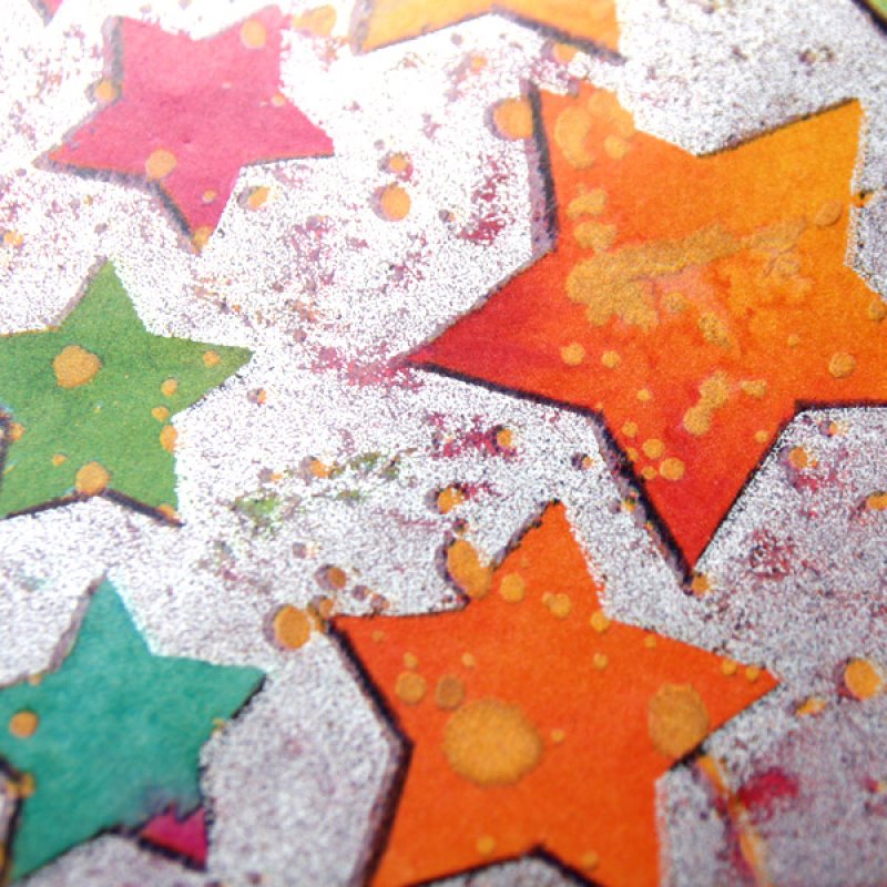 画像4: THE LETTERS ドイツの包装紙封筒 スターA (4)