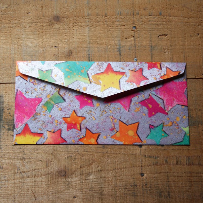 画像5: THE LETTERS ドイツの包装紙封筒 スターA (5)