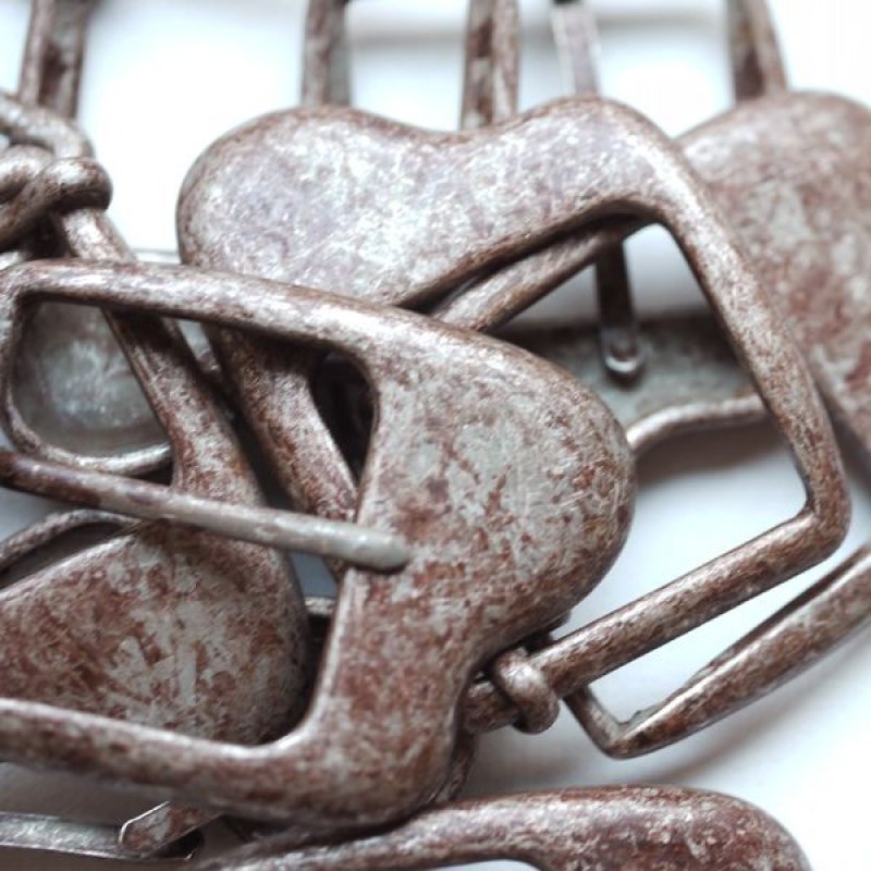 画像3: ★STEP3★ THE LETTERS オリジナル赤錆メッキ バックルF (3)