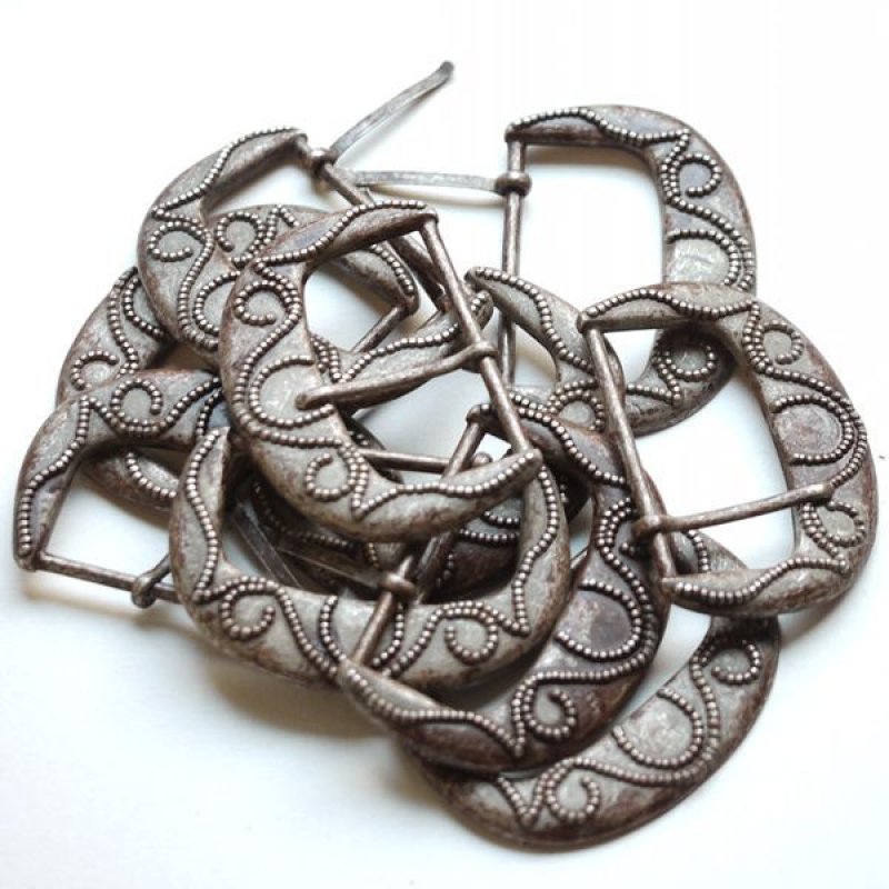 画像2: ★STEP3★ THE LETTERS オリジナル赤錆メッキ バックルA (2)