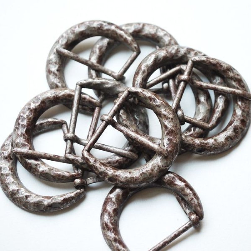 画像2: ★STEP3★ THE LETTERS オリジナル赤錆メッキ バックルE (2)