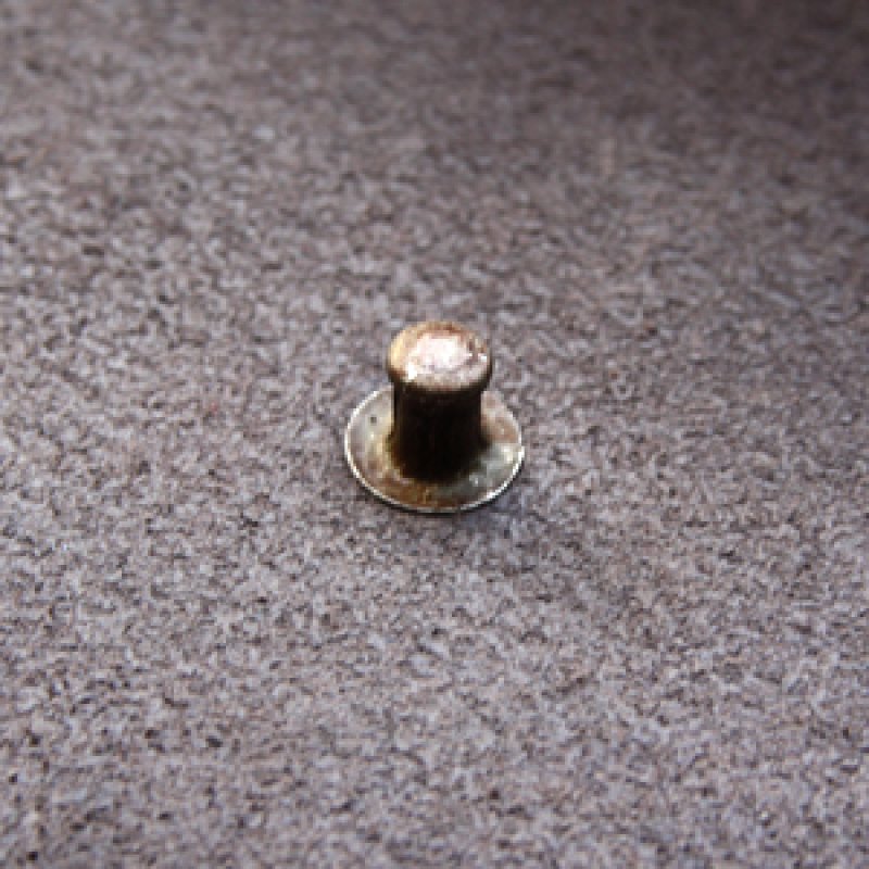 画像4: ★STEP3★ THE LETTERS オリジナル赤錆メッキ ギボシリベット　エリ芯ホック (4)