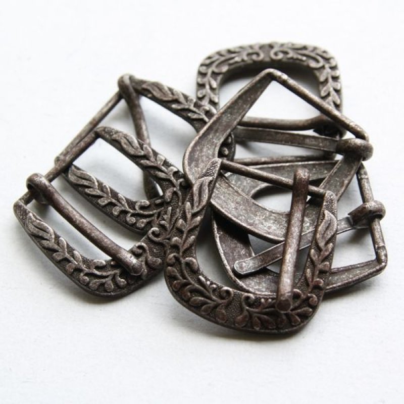 画像2: ★STEP3★ THE LETTERS オリジナル赤錆メッキ バックルK (2)