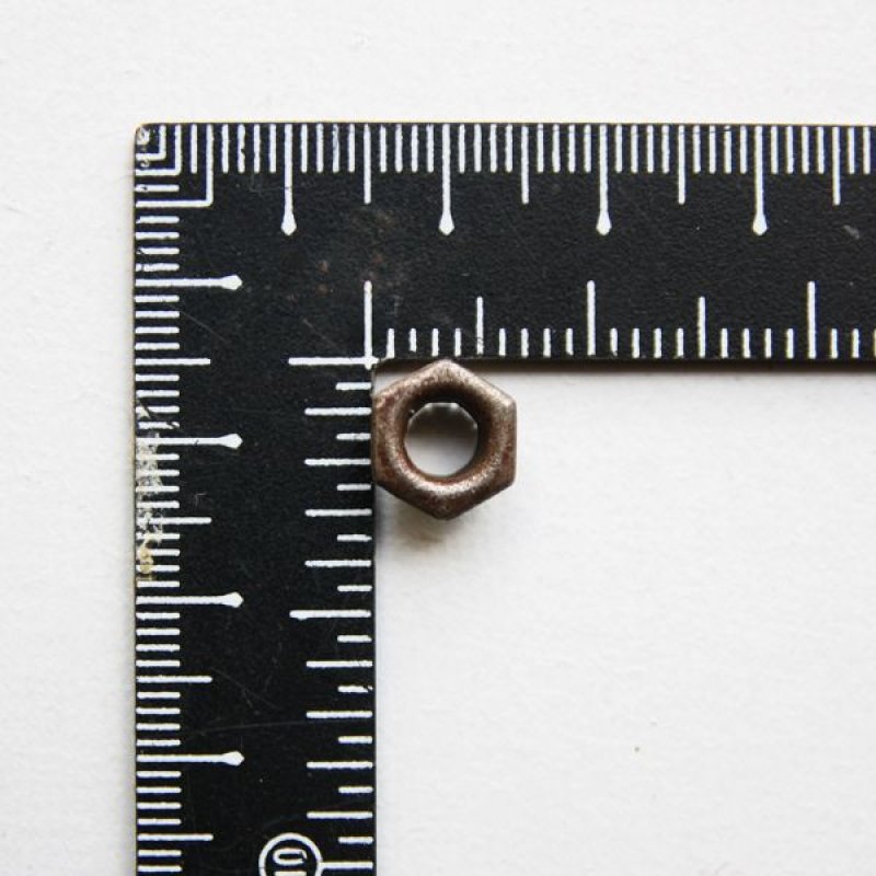 画像3: ★STEP3★ THE LETTERS オリジナル赤錆メッキ 六角ハトメ　10個入 (3)