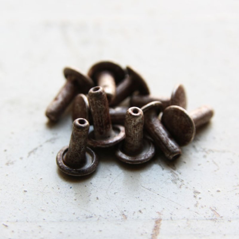 画像4: ★STEP3★ THE LETTERS オリジナル赤錆メッキ 両面カシメ ・鋲 (4)