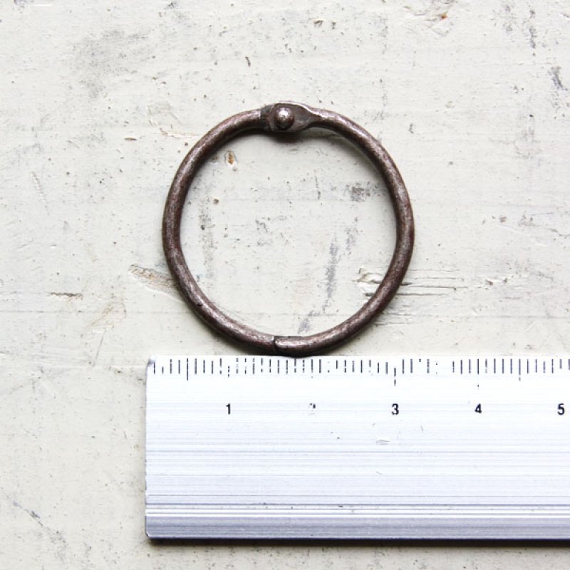 画像3: ★STEP3★ THE LETTERS オリジナル赤錆メッキ カードリング 30mm　5個入 (3)