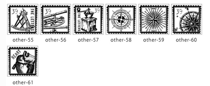 画像4: ★STEP3★THE LETTERS 切手スタンプ その他 (4)