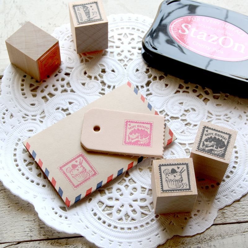 画像1: ★STEP3★THE LETTERS 切手スタンプ スイーツ＆フード (1)