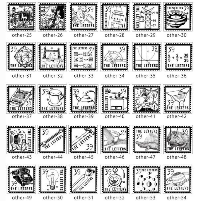 画像3: ★STEP3★THE LETTERS 切手スタンプ その他 (3)