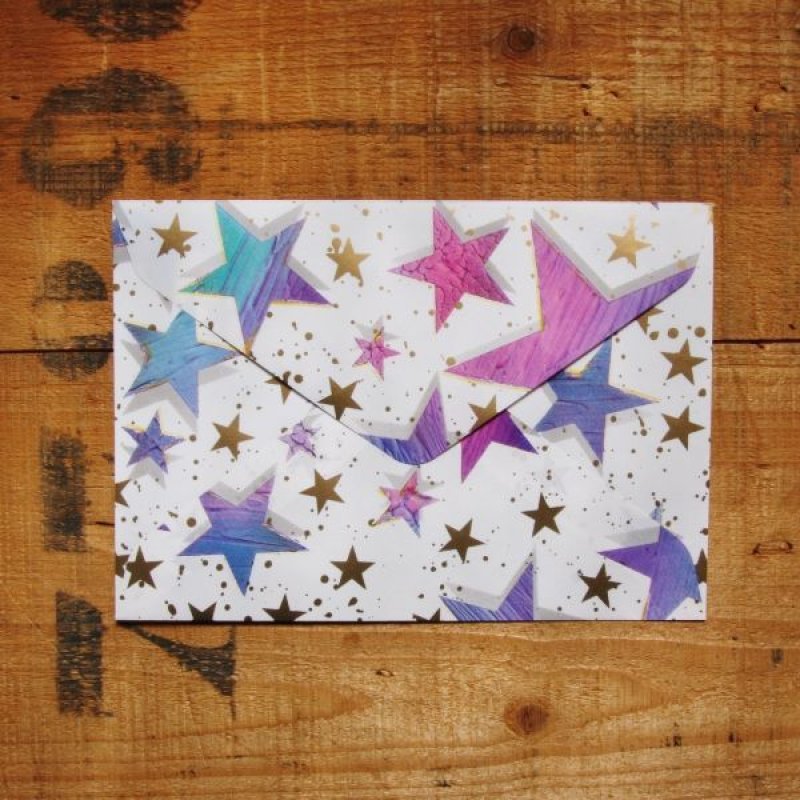 画像3: THE LETTERS ドイツの包装紙封筒 スターC (3)