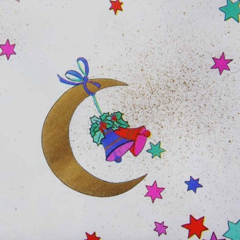 画像5: ドイツの包装紙封筒 星と月とプレゼント (5)