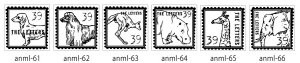 画像4: ★STEP3★THE LETTERS 切手スタンプ 動物