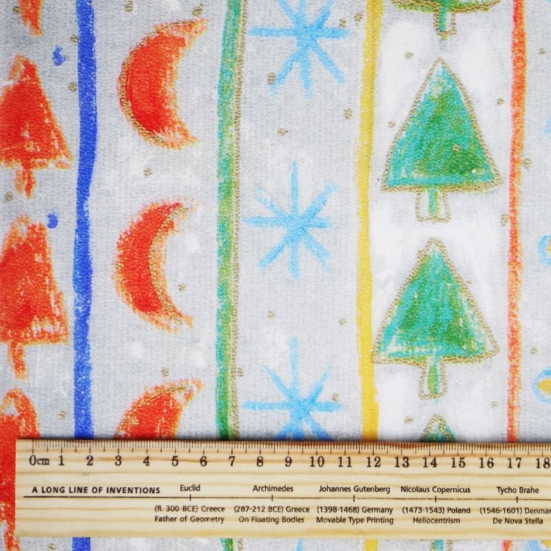 画像2: ドイツのシルキーペーパー ツリーと月と雪 (2)