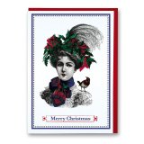 【CHASE AND WONDER】淑女のクリスマスカード Lady Christmas