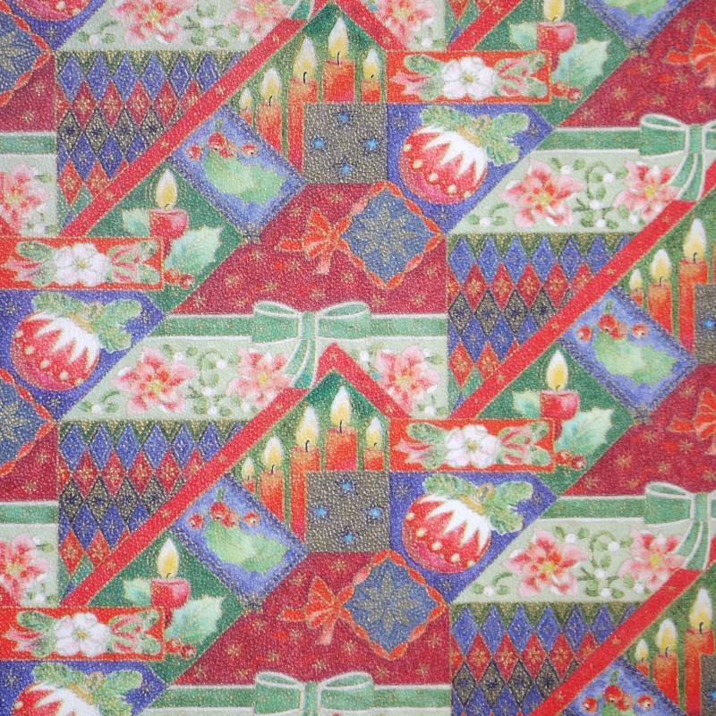 画像1: ドイツのシルキーペーパー キャンドルとお花 (1)