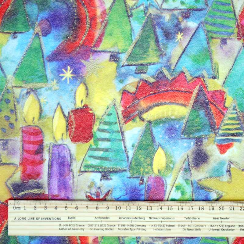 画像2: ドイツのシルキーペーパー ツリーとキャンドルブリッジ (2)