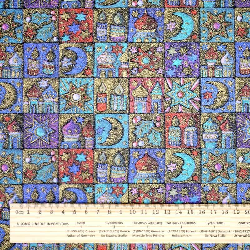 画像2: ドイツのシルキーペーパー 星と月とキャンドル (2)