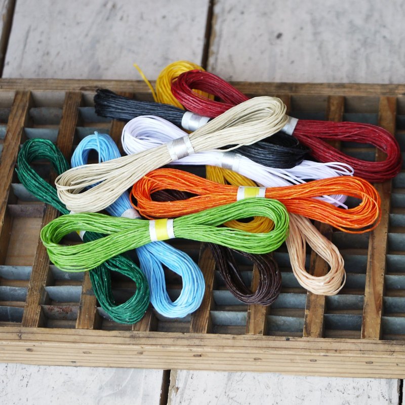 画像2: カラフルなロー引き紐 10M WAXCODE (2)