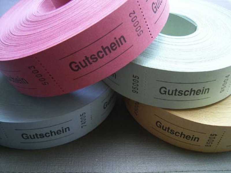 画像1: ★STEP1★ドイツの回数券/金券　Gutschein　10枚入り (1)