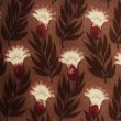 画像3: THE LETTERS ヨーロッパのリネン オランダ　Chintz fabric【Ducth Garden 】BROWN　140×50cm