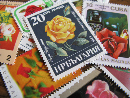 画像: ★STEP1★世界の古切手シリーズ　バラ　10枚セット