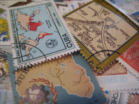 画像: ★STEP1★世界の古切手シリーズ　地図　海図　10枚セット