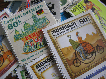 画像: ★STEP1★世界の古切手シリーズ　自転車　バイク 10枚セット