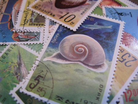 画像: ★STEP1★世界の古切手シリーズ　貝　甲類　10枚セット