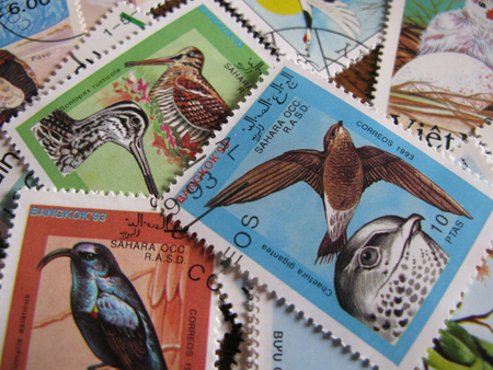 画像: ★STEP1★世界の古切手シリーズ　鳥 10枚セット